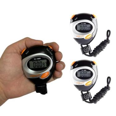 Imagem de Kit 2 Cronômetros Progressivo Digital E Alarme VL1809 Vollo
