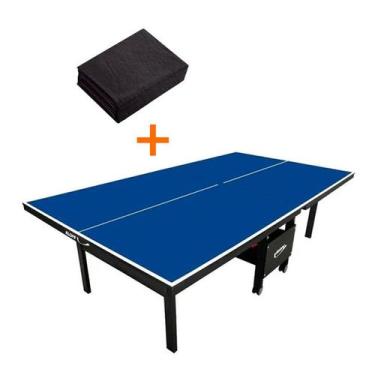 Imagem de MESA PING PONG RODINHAS ARTICULADAS MDF 18mm - KLOPF 1084 + Capa p/ Me