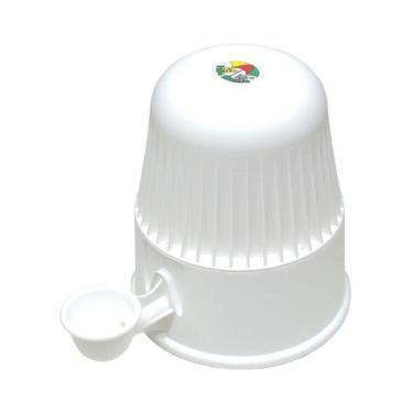 Imagem de Bebedouro Vida Mansa Polipropileno para Cães e Gatos Branco 2L