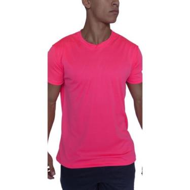 Imagem de Camiseta Esportiva 100% Poliéster Treino/Academia - JINKINGSTORE, Rosa