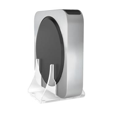 Imagem de Bedycoon Suporte de mesa de acrílico compatível com Apple Mac Mini M1, M2, M2 Pro Chip, suporte vertical compatível com Mac Mini 2010-2023, suporte antiderrapante compatível com Mac Mini PC
