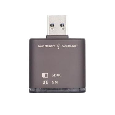 Imagem de xiwai Adaptador USB 3.0 para NM Nano Cartão de Memória e Leitor de Cartão SD com Gravador de Porta Dupla para Celular Mate Seial, Câmera e Laptop