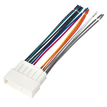 Imagem de Conector de substituição estéreo de instalação para carro de lobo vermelho de 16 pinos para Honda Civic Accord 1986-1998, 1986-2001 Accura