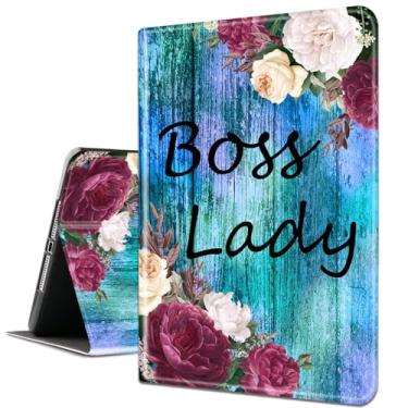 Imagem de Capa para Samsung Galaxy Tab S6 Lite 10,4 polegadas 2022/2020 modelo (SM-P610/P613/P615/P619), capa inteligente de couro PU com suporte e hibernação automática - Boss Lady