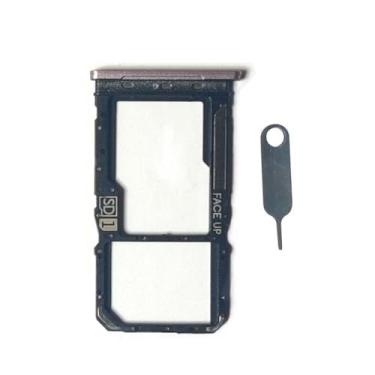 Imagem de Suporte Micro SD Nano SIM bandeja de substituição para Motorola Moto G Stylus 4G 2023 XT2317 (dourado)