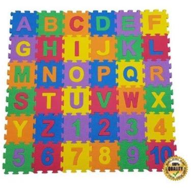 Imagem de Tapete Eva Infantil numerico 10 Peças 1 Cm Espessura 30x30 cm - Toy Ki