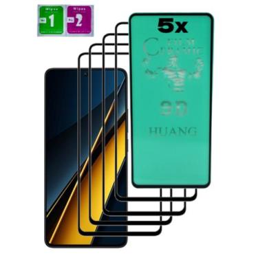 Imagem de 5x Pelicula Ceramica 3d 5d 9d Curva Para Redmi Poco X6 5g - Mustangsho