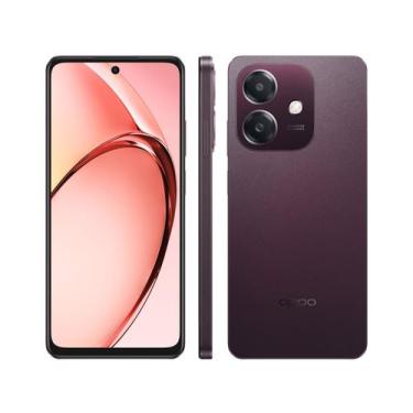 Imagem de Smartphone Oppo A40 256Gb Vinho 4Gb Ram 6,7" Câm. 50Mp + Selfie 5Mp