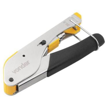 Imagem de Alicate Crimpador P/ Conectores Rg-59 E Rg-6 Cabo Coaxial Vonder
