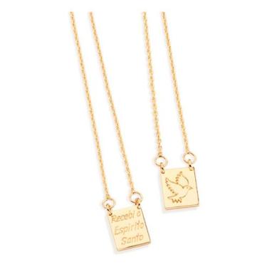 Imagem de Escapulário Composto Por Fio Elos 0,35 Tend 531433 - Rommanel, Branco,