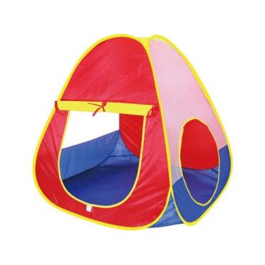 Imagem de Barraca Toca Infantil Tenda Portátil Casa Casinha C/Bolinha - IMPORTWA