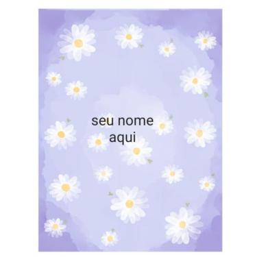 Imagem de Planner financeiro capa margarida lilas - 3 - Produto Artesanal
