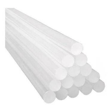 Imagem de Refil  De Cola Quente Grosso 11mm- Transparente- 30cm- 10pçs - Aomoto,