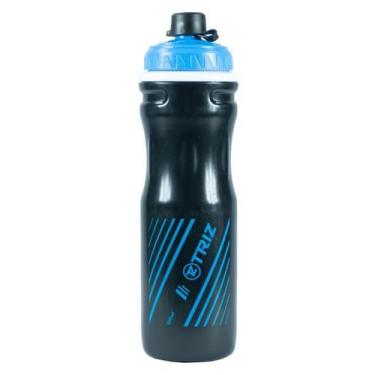 Imagem de Caramanhola Isotérmica Preto e Azul 600ml - Triz
