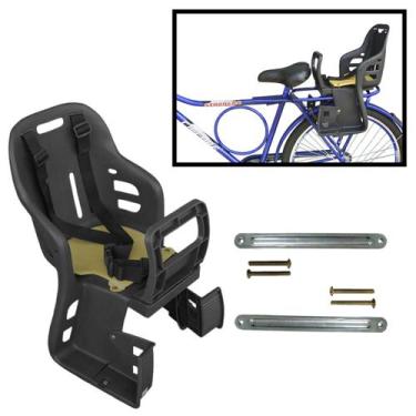 Imagem de Cadeirinha Segura Criança Bicicleta Traseira Bagageiro JS-048 Preto - 