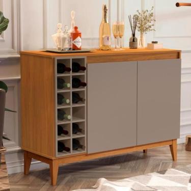 Imagem de Aparador 2 Portas Monaco Buffet Porta Sala Jantar Cozinha - Home A.S, 