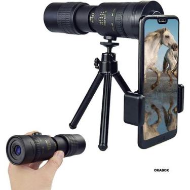 Imagem de Monóculo 40x60 Profissional Tático Luneta Telescópio + Tripé - LELONG-