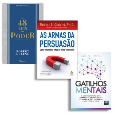 Imagem de Kit 3livros Físicos, As 48 Leis Do Poder,  Robert Greene + Gatilhos Me