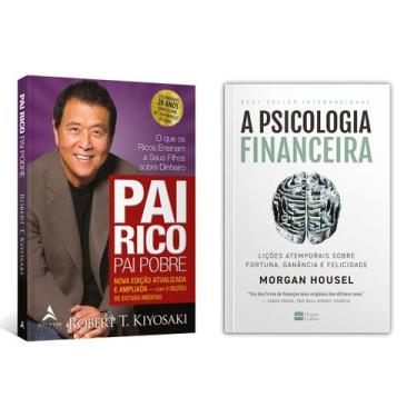 Imagem de Pai Rico, Pai Pobre - Robert Kyiosaki + A psicologia financeira - Morg