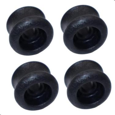 Imagem de Jogo 4 Roldana Carretel Ajuste Deslize Banco Fiat Todos Emborrachado -