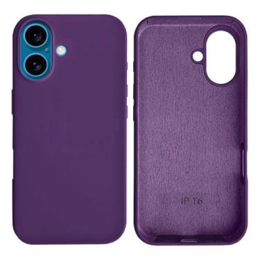 Imagem de Capa Capinha Celular Compatível com iPhone 16 Silicone Premium Lançame