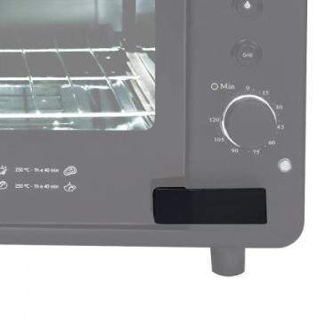 Imagem de Puxador Inferior Frontal para Forno de Bancada - Fogatti, Preto