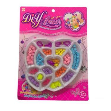 Imagem de Kit De Missanga Para Montagen De Pulseiras Bijuterias - CRB