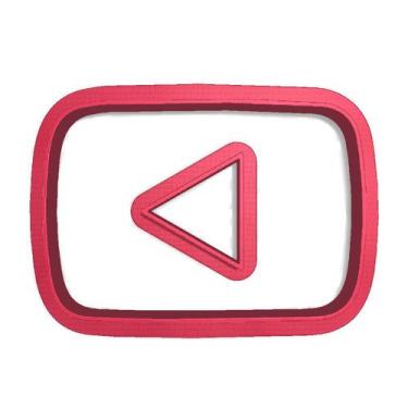 Imagem de Cortador Modular Pasta Biscoito Web Internet Youtube - DOCE IMPRESSO, 