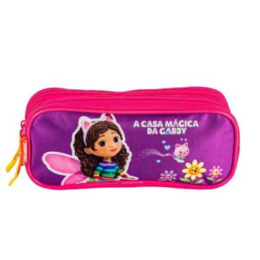 Imagem de Estojo Escolar 2 Compartimentos Gabby Rainbow Sestini