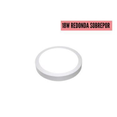 Imagem de Luminária Embutir/Sobrepor Painel Plafon Led 12W/18W/24W Quadrado/Redo