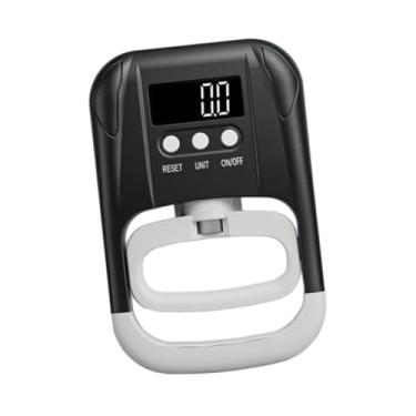 Imagem de kowaku Testador eletrônico de força de preensão dinamômetro de mão medição de força de mão multifuncional digital para equipamentos de ginástica, Preto Branco