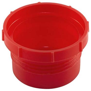 Imagem de Caplugs 99191544 Plugue de plástico rosqueado de plástico para conexões hidráulicas O-ring de face plana. PDF-80, PE-LD, para plugue tamanho da rosca 13/40.6-40.6 cm, vermelho (pacote com 1000)
