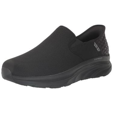 Imagem de Skechers Tênis masculino Dlux Walker Orford, Preto/preto, 6.5 X-Wide