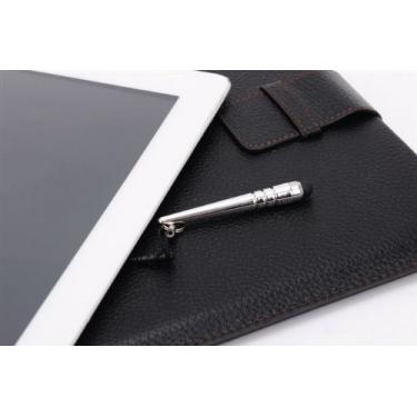 Imagem de Kroo Envelope Geunine Capa de couro para Apple iPad 4 e tablets de até 9 polegadas, preta