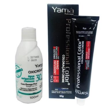 Imagem de Coloração Professional Color 8.0 Louro Claro + Ox 30vol. - Yamá