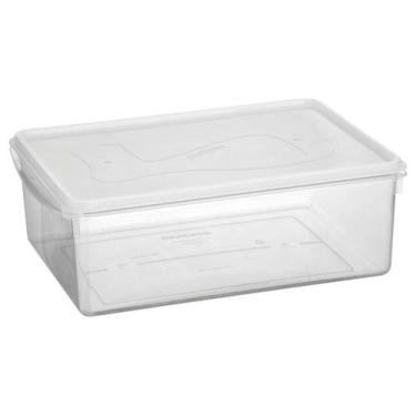 Imagem de Caixa Organizadora Du Cheff Com Tampa BPA Free 11 L Incolor - Plástico