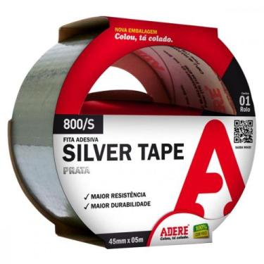 Imagem de Fita Silver Tape Adere Prata 800S - 45Mm X 5M