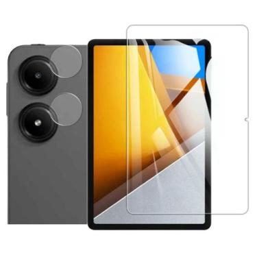Imagem de Protetor de tela + 2x pel. câmera para Poco Pad 12,1 2024 - Genérica
