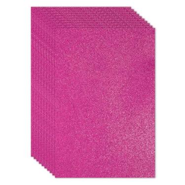 Imagem de PATIKIL 2 mm (1/25.4 cm) Folha de espuma adesiva com glitter 16 x 24 polegadas (40 x 60 cm) vermelho roxo, placa de espuma EVA brilhante para artesanato, 6 peças