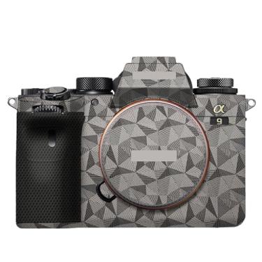 Imagem de Película de decalque para Sony A9 Película de vinil antirarranhões Mirrorless Camera Body Protective Sticker Coat A 9 (Triângulo Titânio)