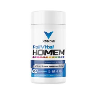 Imagem de Vitalplus Polivitamínico Homem Com Arginina 60 Cápsulas