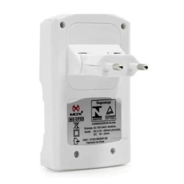 Imagem de Carregador De Baterias E Pilhas Tipo Aa Aaa 9v Rec Auto Stop - Mox