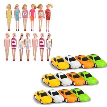 Imagem de Kit 200 Brinquedos Carro Boneca Barato Doação Revenda Atacado Presente