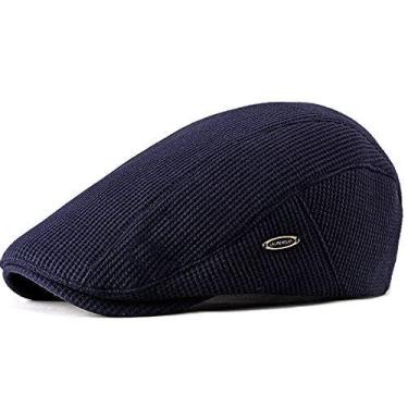 Imagem de Boina Estilosa Italiana Casual de Lã Chapéu Unissex Moda Primavera-Ver