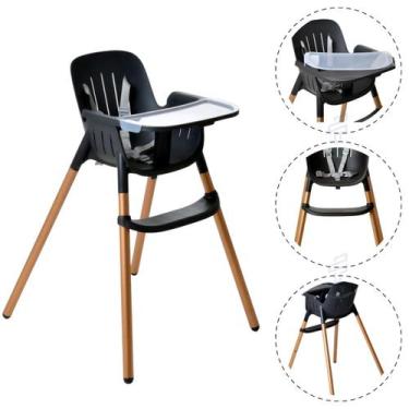 Imagem de Cadeira Cadeirinha de Alimentação de Bebê Portátil Burigotto, Preto