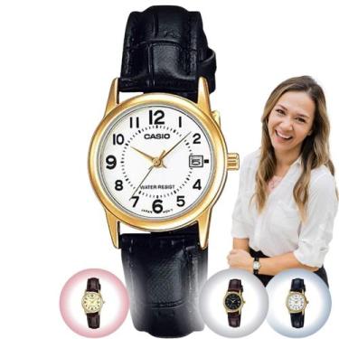 Imagem de Relógio de Pulso Casio Collection Feminino Classico Pequeno Dourado An