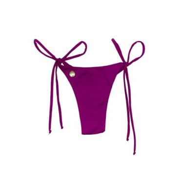 Imagem de Calcinha Lacinho Fio Dental - AC Biquínis, GG, Fúcsia glow