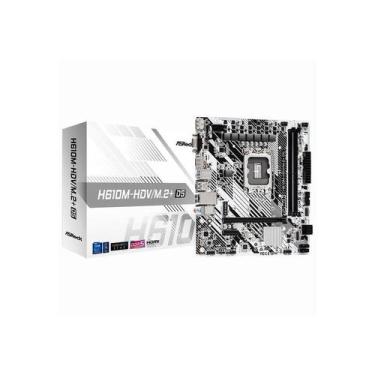 Imagem de Placa Mãe Asrock H610M Hdv M.2 D5 Socket Lga 1700 Vga Ddr5