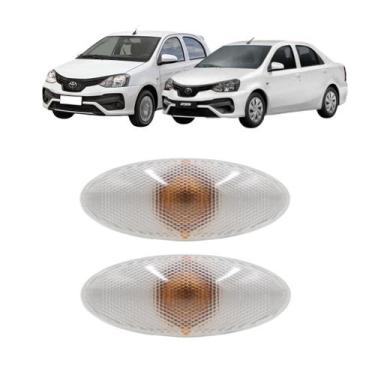 Imagem de Par Lanterna Seta Lateral Etios Sedan Toyota Etios C/soquete - DSC