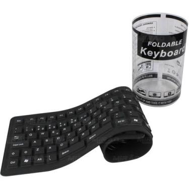 Imagem de Teclado Flexível Silicone Resistente A Água Pc Notebook Usb